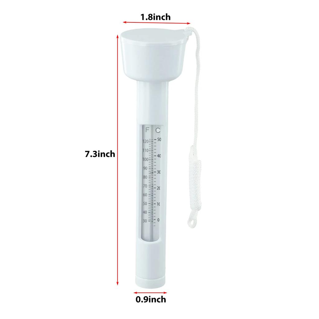Swimming Pool Water Thermometer Plastic Portable Floating Thermometer Fountain Spa Pool Thermometer Pool Accessories