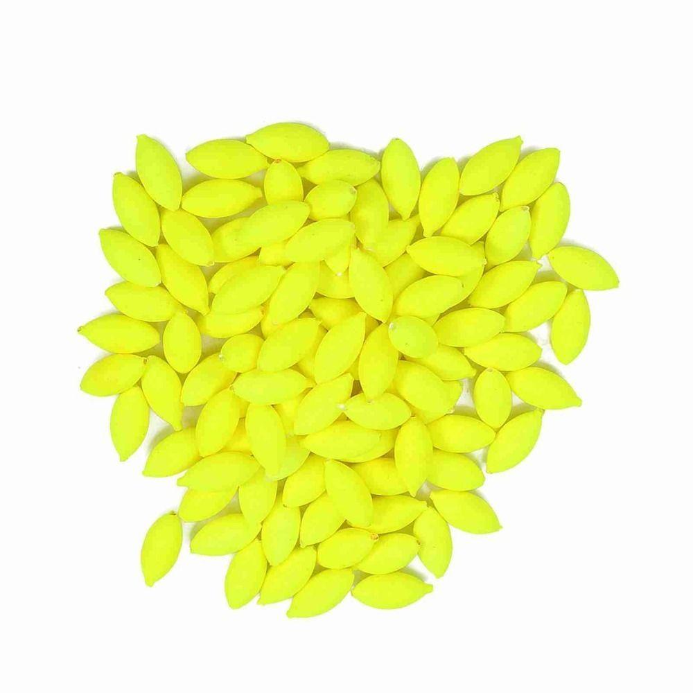 100PCS Two Colors Fishing Strike Indicator Foam Fishing Bobbers Fishing Floats Fishing Tackle