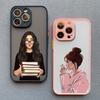 Women Coffee Miss Girl Lady High Heel Phone Case For Iphone 16 14 11 12 13 15 Pro Max X XS XR SE 2020 7 8 Plus Fashion Covers