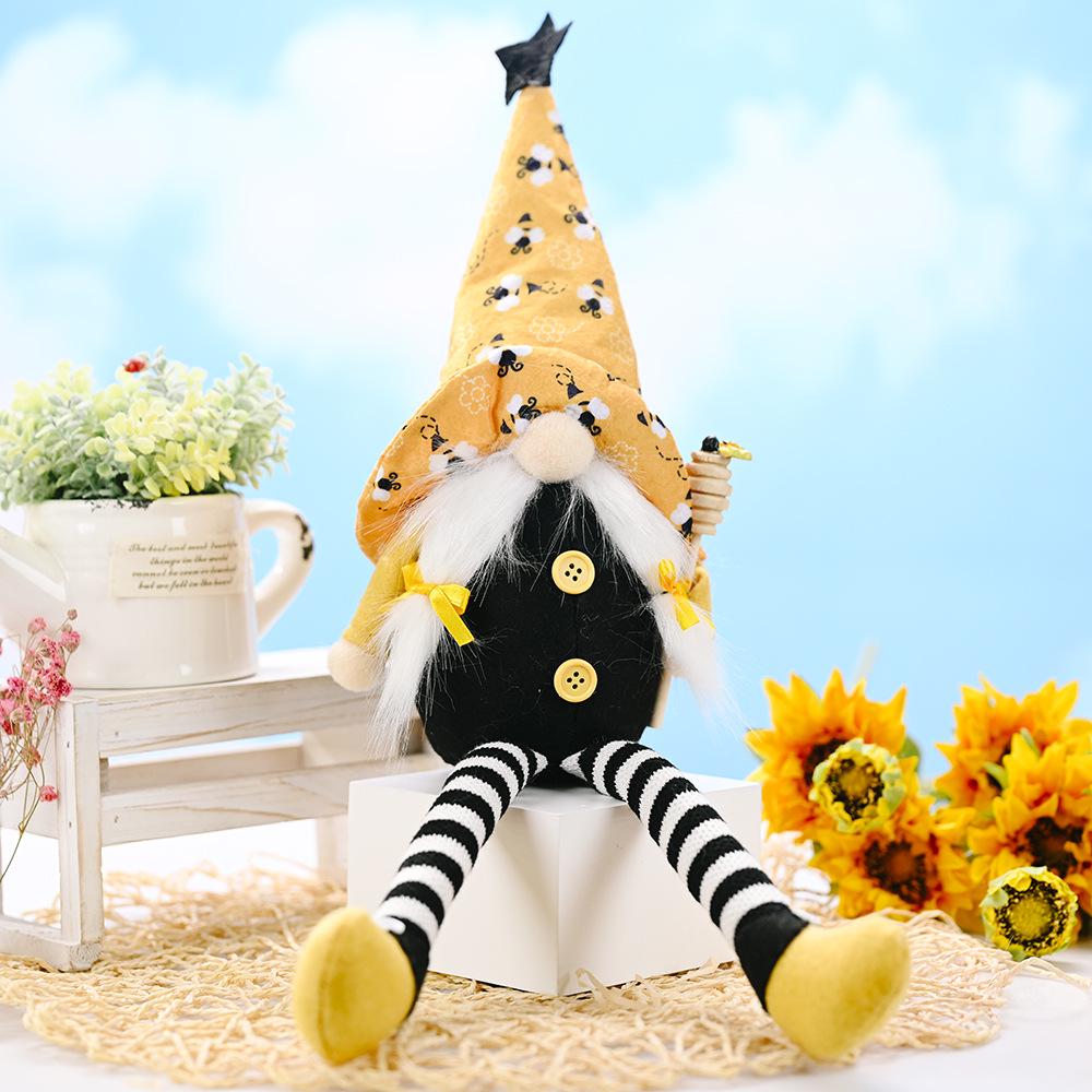 2021 Cross-border Bee Festival Long-legged Faceless Old Man Forest Bee Ornament
