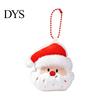 Cute Holiday Decorations for Kids Christmas Plush Keychain, Stuffed Santa Wreath Gingerbread Ornaments, Festive Charms Gifts Bag Charm Accessory