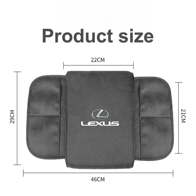 THQP1 Car Armrest Box Height Increase Mat Car Hand Protection Storage Pad For Lexus F SPORT ES RX NX LS UX LM LX GX LC RZ IS CT GS RC