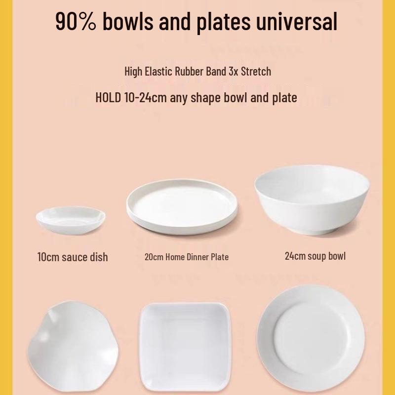 Disposable Bear Food Grade Bowl Covers for Leftover Preservation