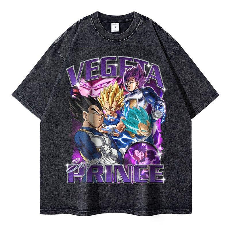 Oversized Vintage Washed Dragon Ball Anime T-shirt Man Women Short Sleeve Tee Streetwear Casual Top Summer Y2k Unisex 2026