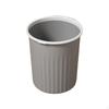 Large Trash Can Waste Bin, Pressure Ring, Kitchen, Bathroom, Office Quiet Gray 2pcs