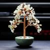 Bestselling Yellow Crystal Tree Teacup Coaster Ornament for Home or Office Decor