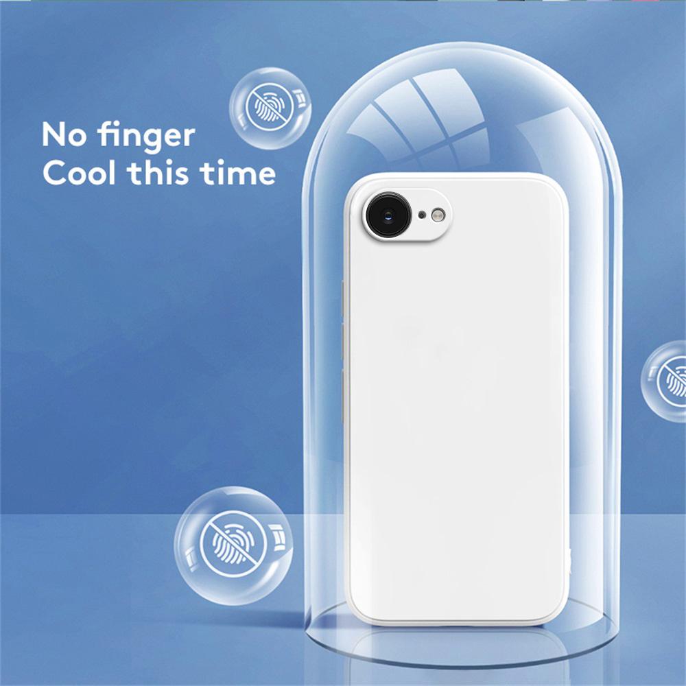 Original Handyhülle für Apple iPhone 17E 17 Pro Max Air 5G Kameraschutz Funda Quadratisch Flüssigsilikon Weiche Einfache Rückabdeckung
