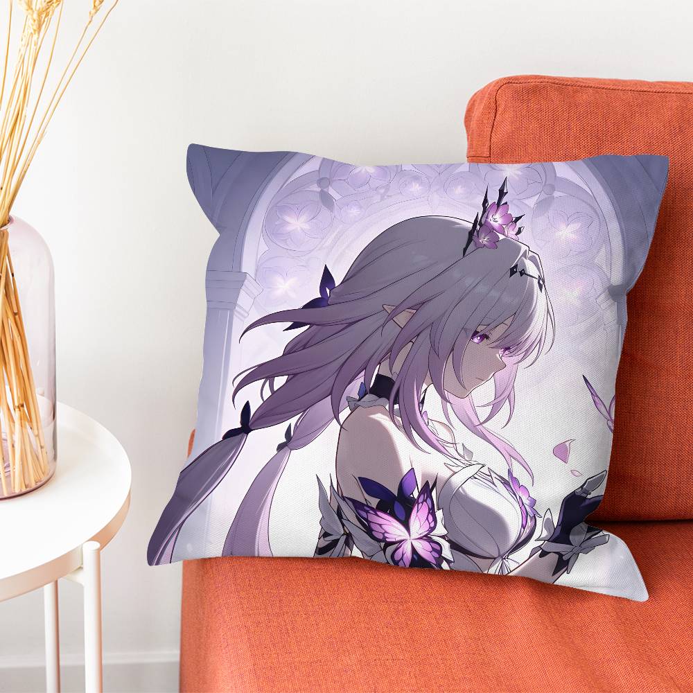 Castorice HHonkai Star Rail HSR Pillowcase Pillows for Sofa Cover Decoration Home Decor Items Luxury Covers Cushion Cushions