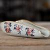 Chinese Style Calligraphy Tea Holder Tea Appreciation Plate Tea Dividing Spoon Hand - Painted Tea Scoop Tea Ceremony Tea Measure