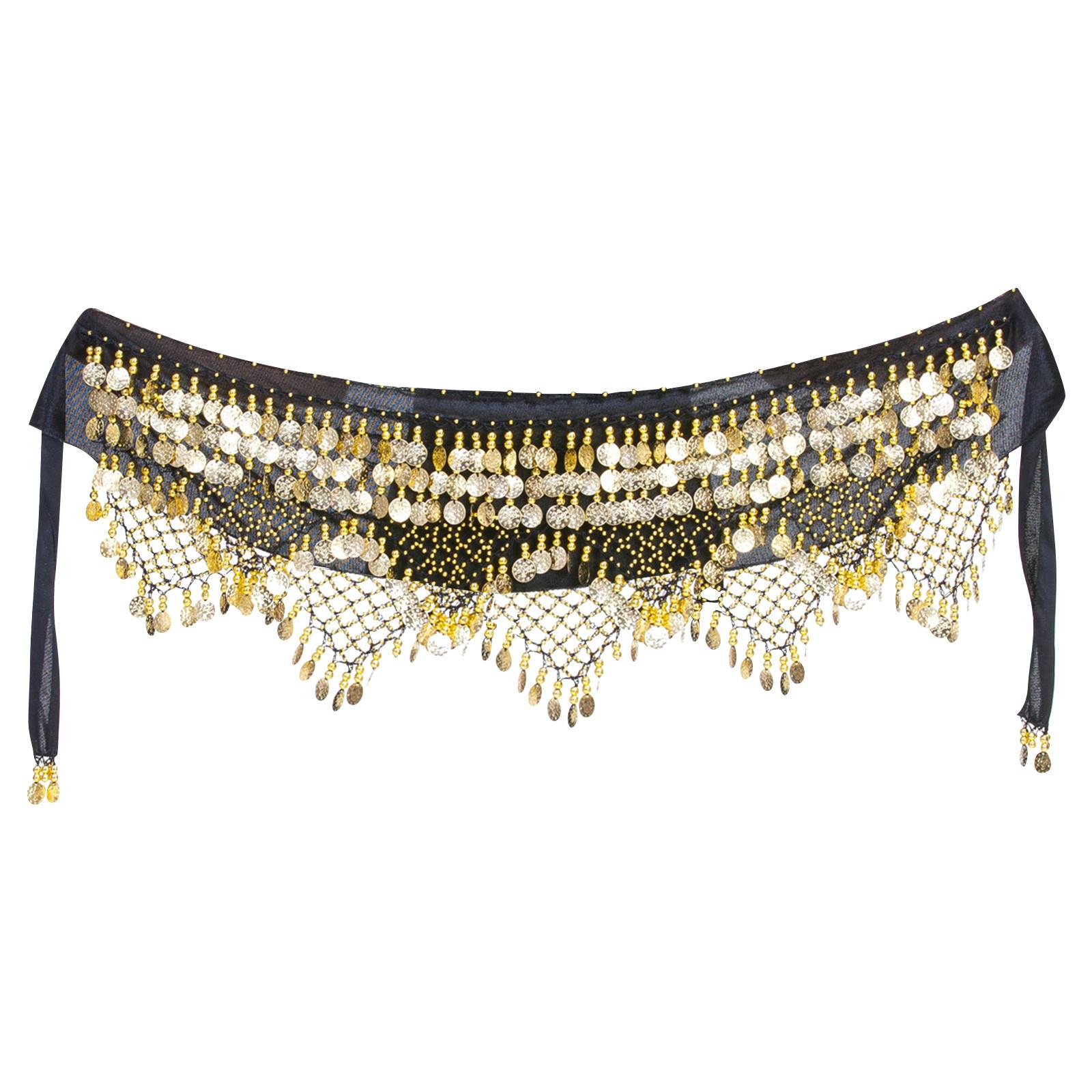 

Три прямых и два угловых пояса-цепочки для танца живота, поясная цепочка для танца живота золотой