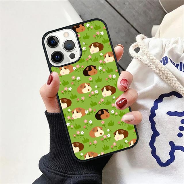 Pattern Guinea Pig Cute Coque Shell For iPhone 17 Air 15 16 14 13 12 Pro Max 11 Pro Max Plus Phone Case Cover