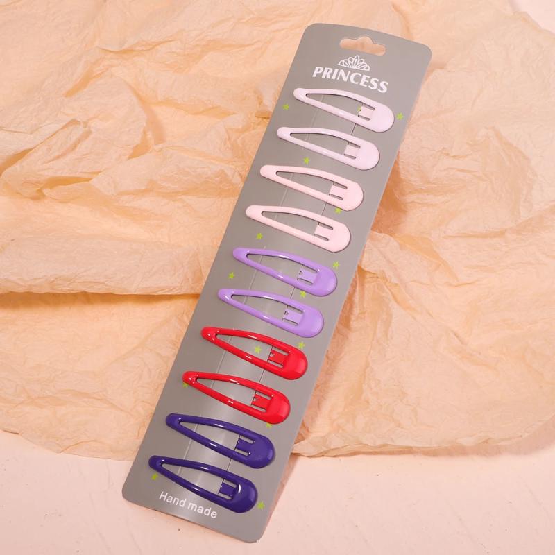 10Pcs/Set Cute Candy Colors Dripping Hairpins BB Clip Girls Children Hair Pin Barrette Accessories Women Kids Hairgrip Headdress