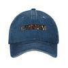 Eminem Retro Denim Stoff Kappe Lässige Baseballkappen Verstellbare Mütze Sommer Unisex Baseballkappen