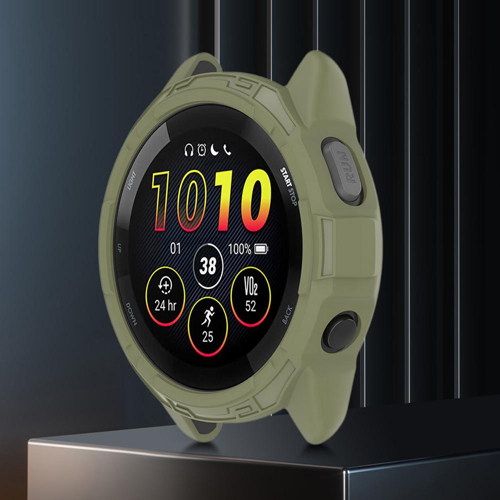 TPU Case Shockproof Protector Case Shell Anti-scratch Bumper Protector Shell for Garmin Forerunner 265/Garmin Forerunner 265S