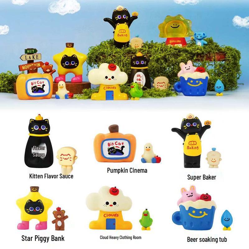 Guochao Hanfu Mädchen Figur: Frühlingsbrise Blind Box Sammlerstück – verträumte Dekoration & Geschenk