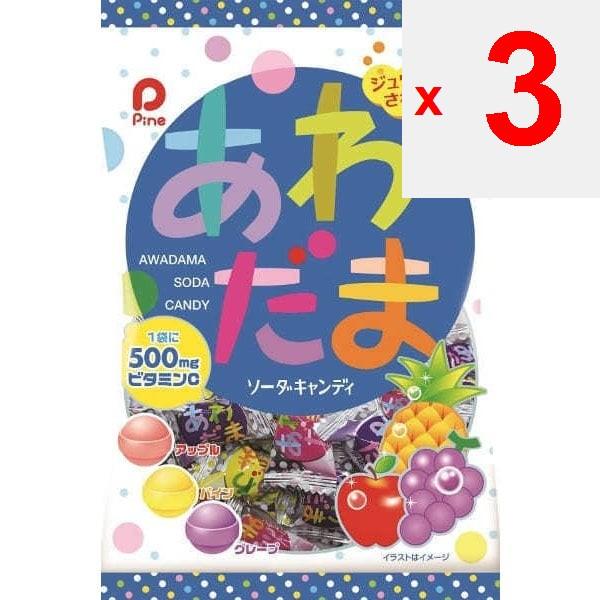 PINE Awadama 120gFeaturesThree Assorted Flavors: Pineapple, Popular Grape, and Juicy Apple; Each Ba FeaturesThree Assorted Flavors: Pineapple, Popular