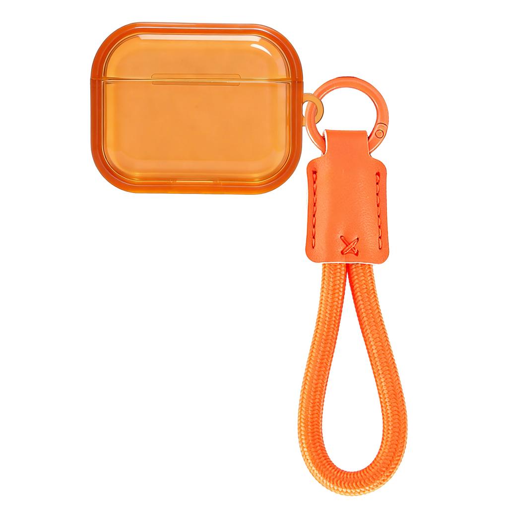 New PRO1 Earphone Cover Color Soft Case Lanyard Bluetooth Earphone Case Apple AirPods1/1 Protective Case