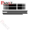 Auto Motorhaube Kofferraum Seitenleiste Hinten Rennstreifen Body Kit Aufkleber Autoaufkleber Für Mini Cooper Countryman R60 2013-2016 Zubehör