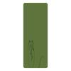 Premium Natural Rubber Yoga Mat - Non-slip, Sweat-absorbing, Extended, and Widened Plank Support.