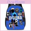 Roblox Doors Cartoon Kids Backpack With Breathable Oxford Fabric For School Use