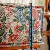 Nordic Oil Painting-Style Futon Cushion: Retro Light Luxury for Living Room Floor or Seat.