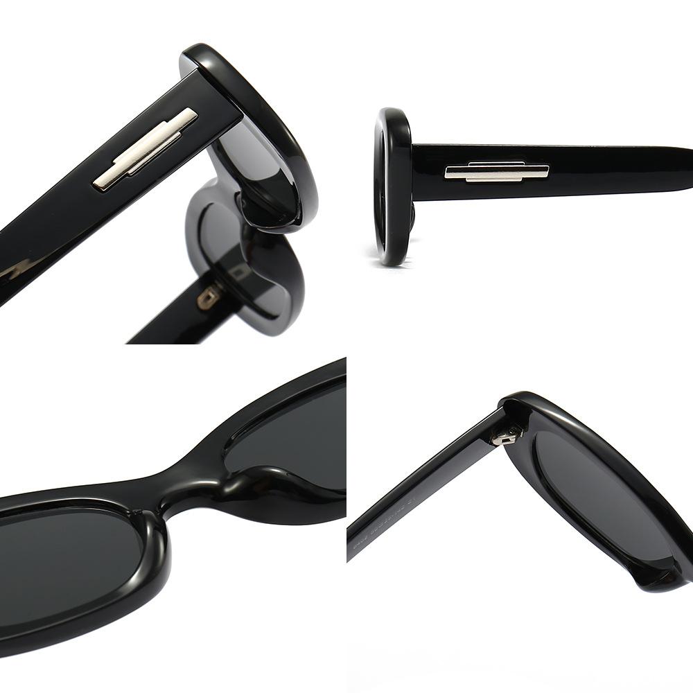 Fashion Sunglasses Xiaohongshu Trendy Sunglasses High-End Small Round Frame Sunglasses