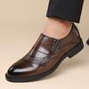 Fashion High Quality Brand Men's Casual Leather Dress Shoes Classic Business Formal Oxford Shoes Flat Designer Outdoor Comfy Loafers