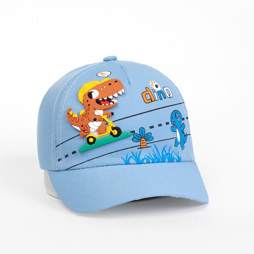 Breathable Kids Dinosaur Baseball Cap Cute Outdoor Sun Protection Hat  For Boys Girls