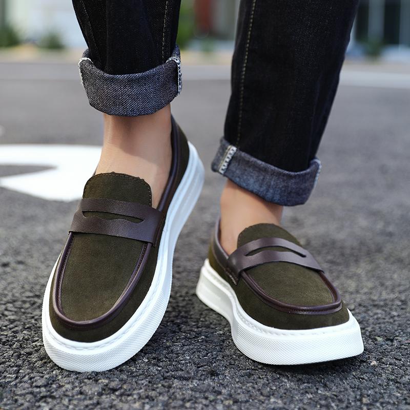 Fashion Male Breathable Slip-on Mens Walking Shoes Comfortable Loafers Moccasins Lightweight Men Casual Shoes Fashion Male Lazy Shoes