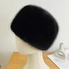 Warm Panama Cap Windproof Plush Fisherman Hat New Mongolian Cap  Women
