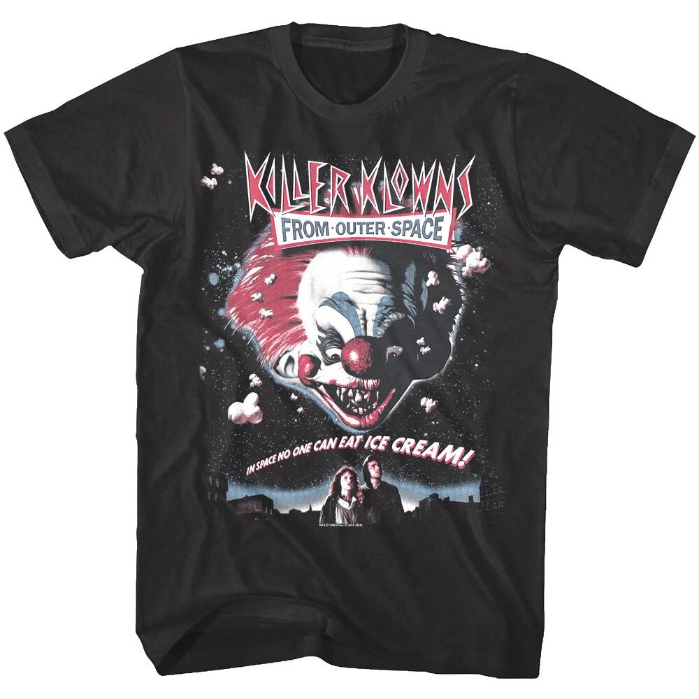 Killer Klowns from Outer Space Movie Poster Mens T Shirt In Space No One Can Eat M