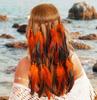 Boho Feder Stirnband Hippie Stirnband Zigeuner Feder Kopfschmuck Indianisches Kostüm Kopfbedeckung Haarschmuck für Damen