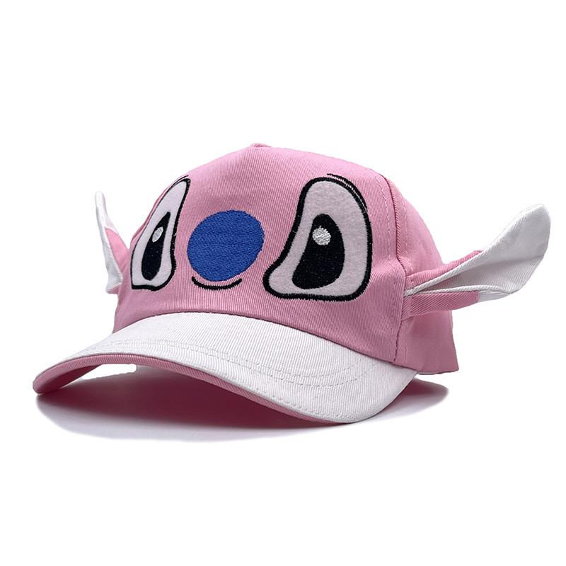 Baseball Kids Cartoon Cap With 3d Ears Sun Protection For Casual Wear