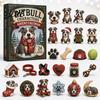 Interactive Holiday Game Animal Advent Calendar 2026 2D Christmas Countdown Box with Toy Acrylic Dog Pendants Festive Tree Hanging Decor Gift