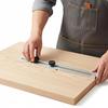 Precision Steel Parallel Ruler Marking Gauge 200-300mm Sliding Line Marker for Woodworking Home Renovation Work