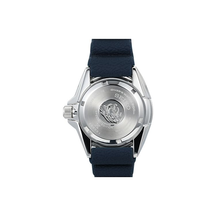 Seiko Prospex Padi Limited Edition Samurai 200M Water Resistant Automatic Mechanical Movement Silicone Strap Watch 43.8Mm Men watches Blue SRPJ93K1