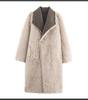 European & American Women's Fashion Reversible Faux Fur Coat - Casual Style