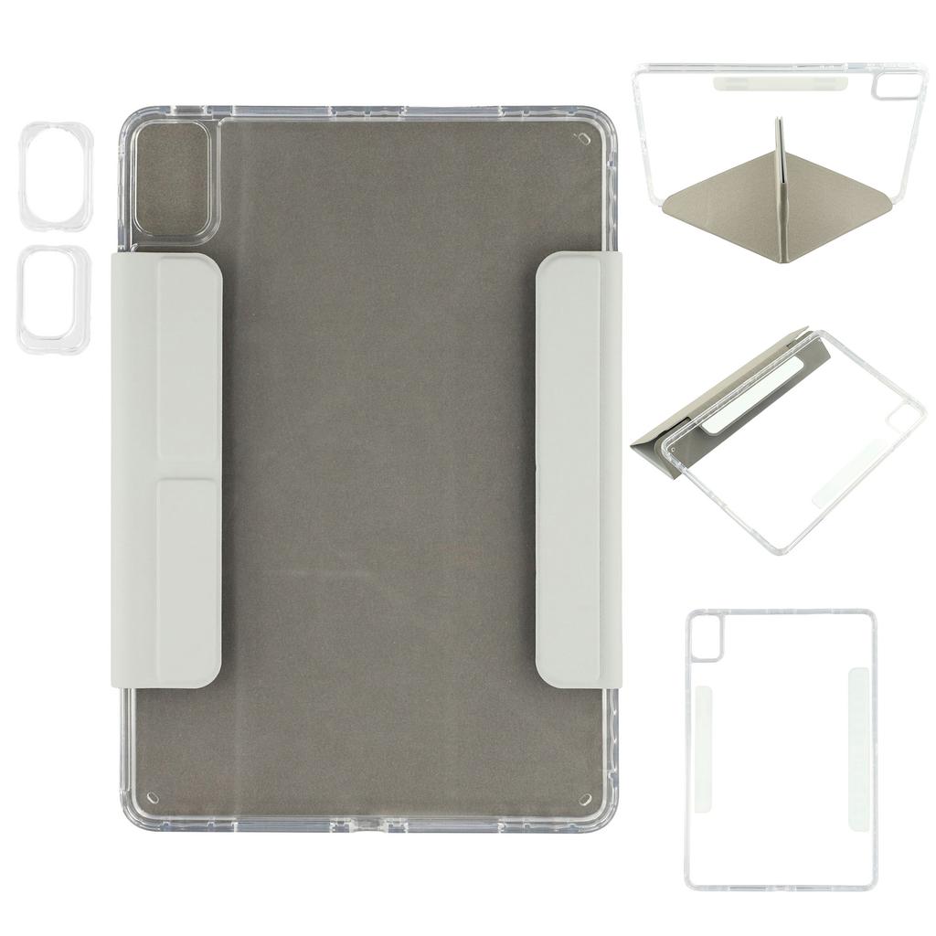 Tablet Case For Huawei MatePad 11.5 S/Air 11.5 inch (2023)/11.5 Magnetic Dual Clasp PU TPU Acrylic Origami Stand Cover