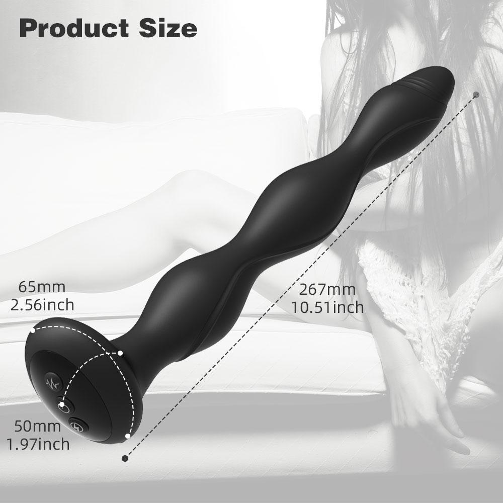 Smart Heating Anal Plug Electric Shock Butt Plugs Anal Beads Prostate Massager Female Masturbator Erotic Sex Toys for Couple