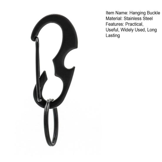 Multifunctional Hanging Buckle Carabiner Car Key Chain Mini Size Lightweight Latch Hooks