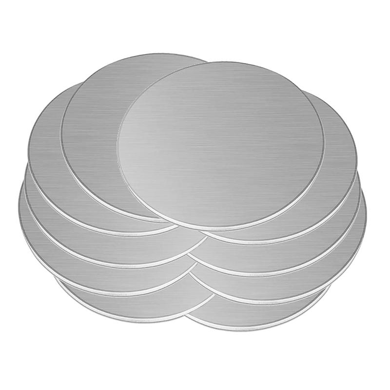 

1PCS 50-120mm 1060 Aluminum round Plate 0.5-6mm Aluminum Discs Easy to Machine Corrosion Resistant for Crafts And Prototyping T0.8mm x D50mm