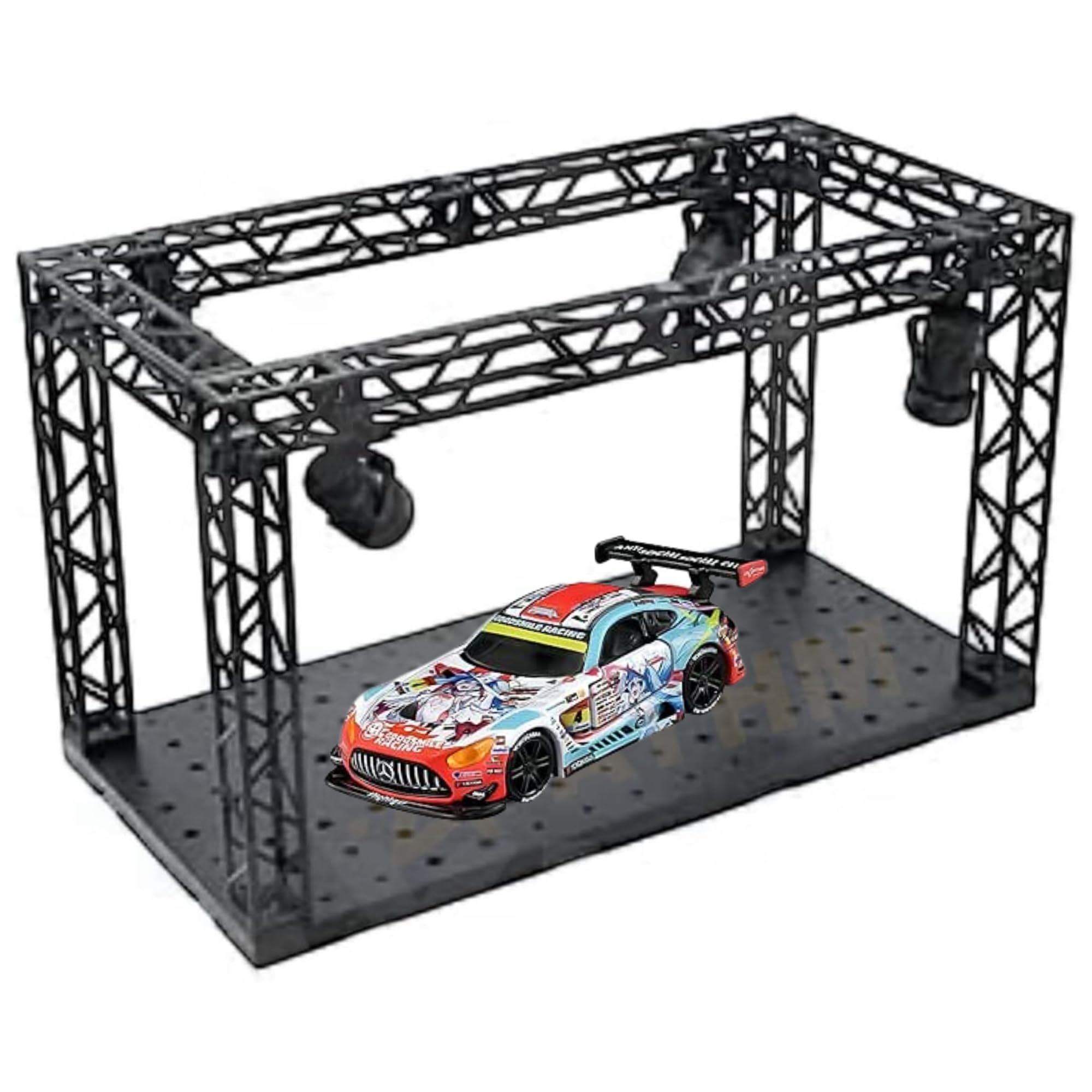 

[AYHM] Сценическая база-диорама (30см x 15см x 16,5см) Томика Дисплей Диорама Набор с Подсветкой, 7-цветная Иллюминация, для Пластиковых Моделей, Миниатюрных Машин,