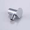 1pc Brass Pipe Fittings Chrome-Plated M1/2'-F1/2' Surface Mount Faucet Seat Balcony Pipe Accessories