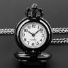 Vintage Unique Silver Horse Animal Design Necklace Pendant Quartz Pocket Watch