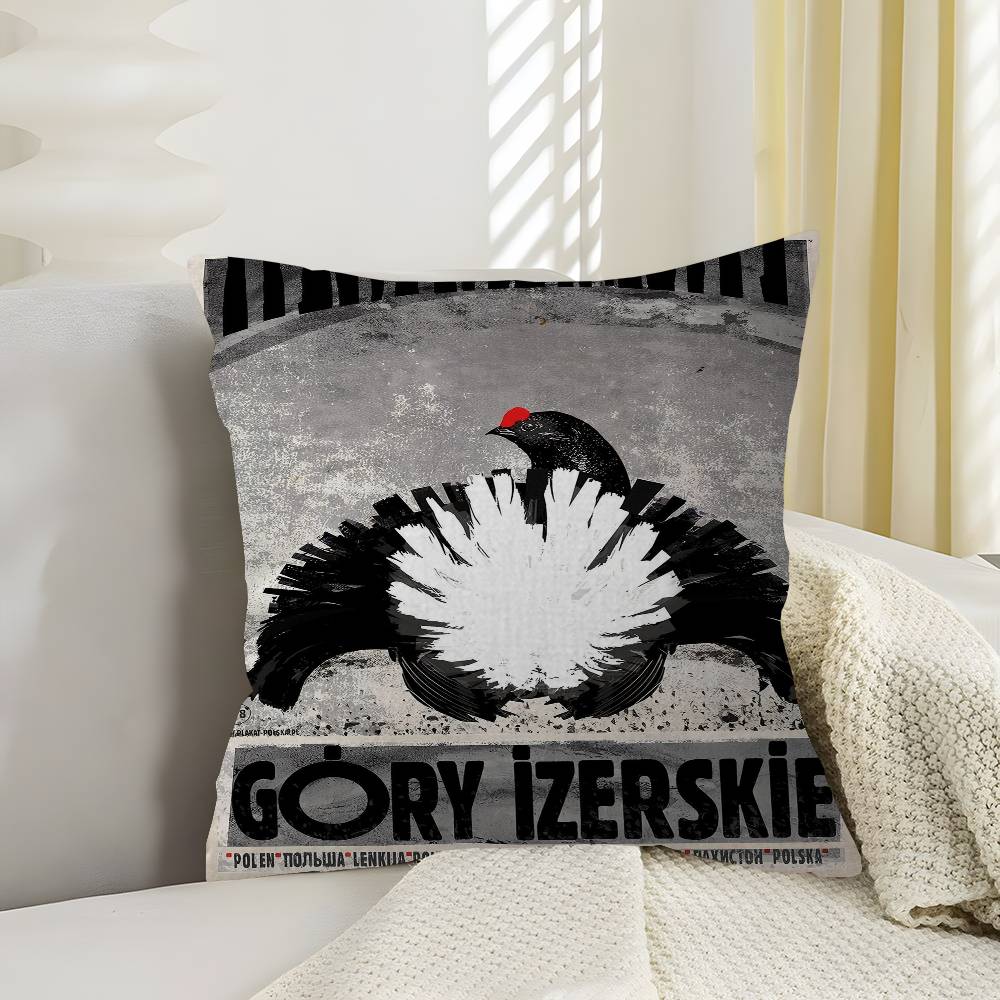 Retro Ryszard Kaja Artworks Pillow Gift Home Office Decoration Bedroom Sofa Car Cushion Cover case x
