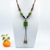 Accessories, Jewelry, Woven Beaded Sweater Chain, Ceramic Necklace, Female Niche Feeling Does Not Fade