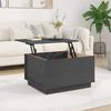 813417 vidaXL Table basse Gris 60x50x35 cm Bois massif de pin