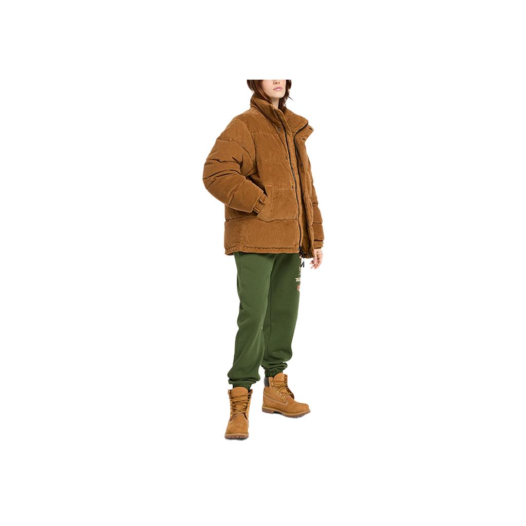 Timberland Stand Collar Warm Versatile Duck Down Puffer Jacket Men Outerwear Dark-Wheat A6X6J-EH2