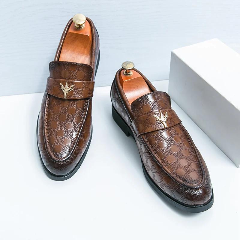 

Мужская обувь Шарм Острый Зеленый Черный Коричневый Лакированная кожа Мужская обувь Мужская Наряд Свадьба Выпускной Вечер Возвращение домой Лоферы Обувь 38