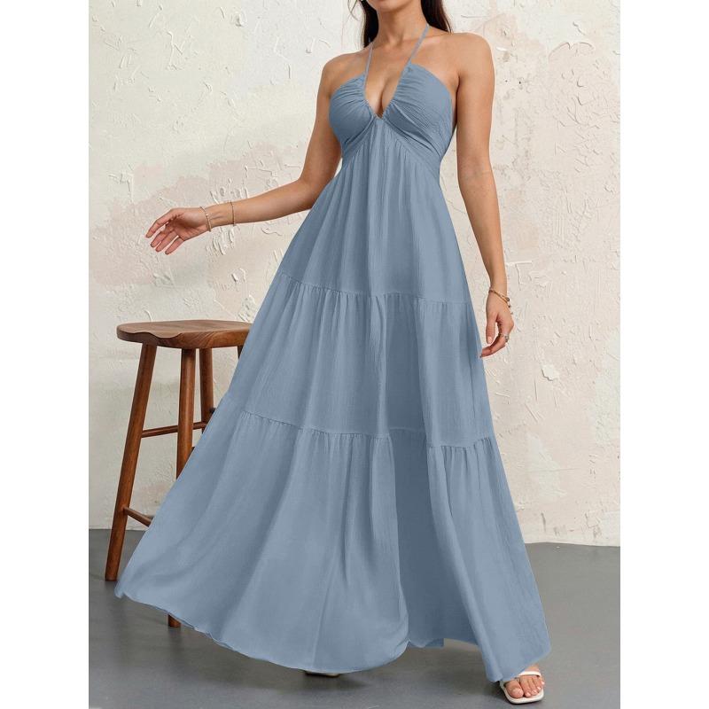 Eaby summer new hot-selling women's neck dress